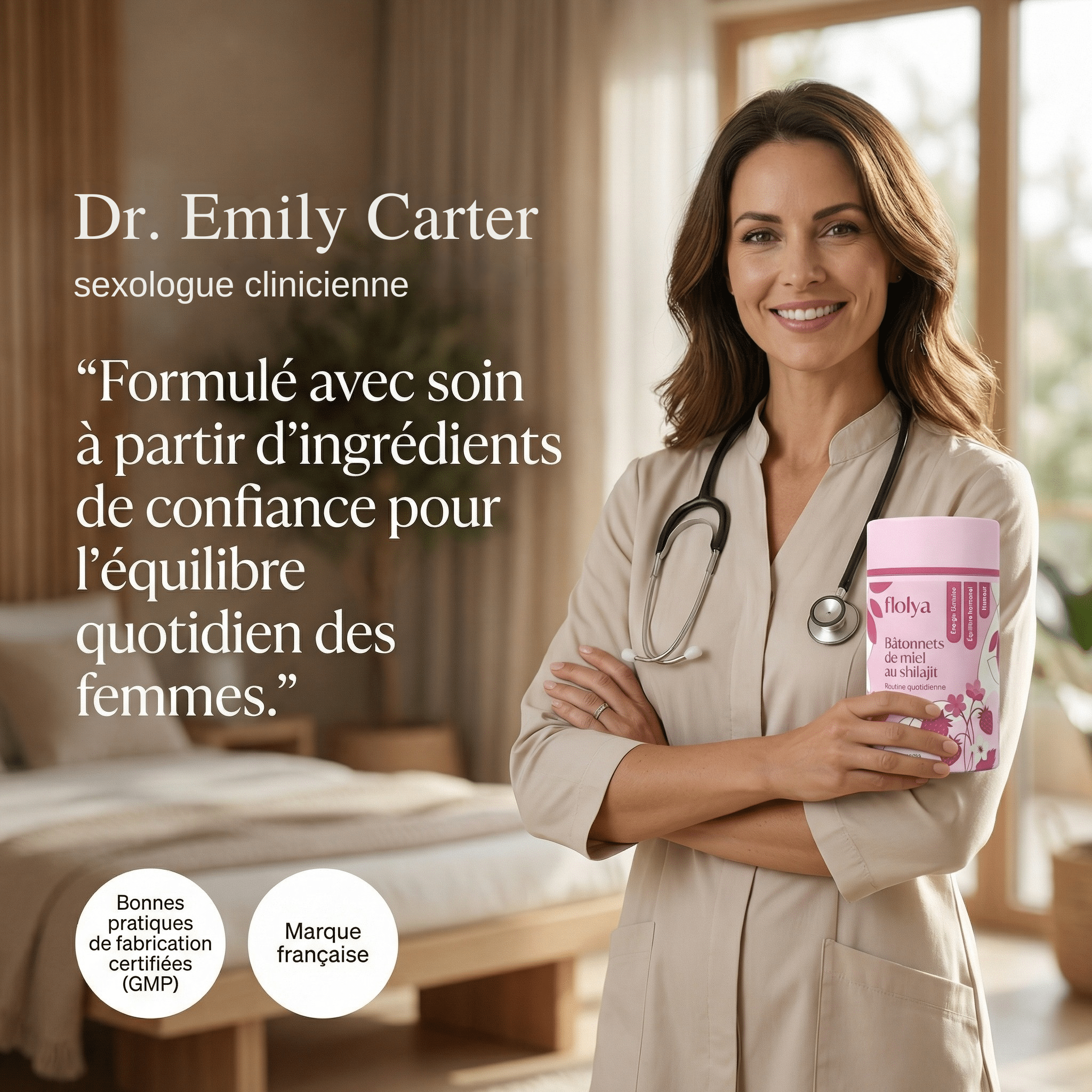 Honey Sticks Désir – Cure Plaisir Féminin - 1 Boîte – Cure 1 mois - Flolya
